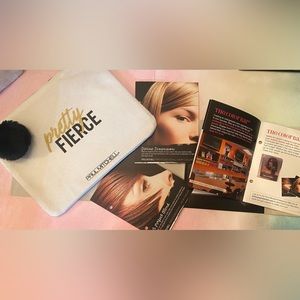 Paul mitchell cosmetic bag and color formulations booklet